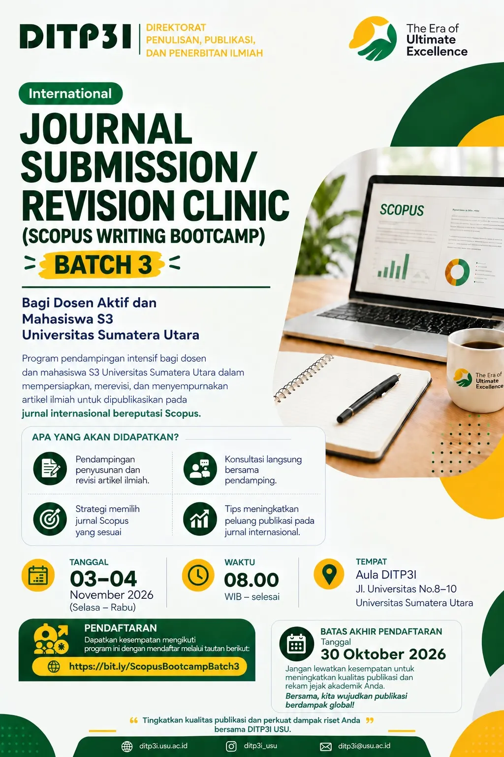 International Journal Submission / Revision Clinic (Scopus Writing Bootcamp) BATCH IlI